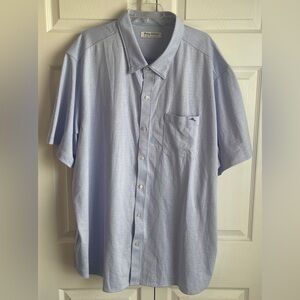 Tommy Bahama Dockside Blue San Lucio Stretch Pico Shirt Size 3XLB NWT